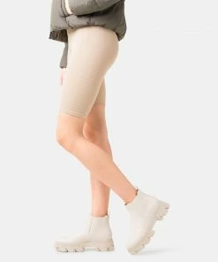 Even&Odd Platform Ankle Boots - Beige