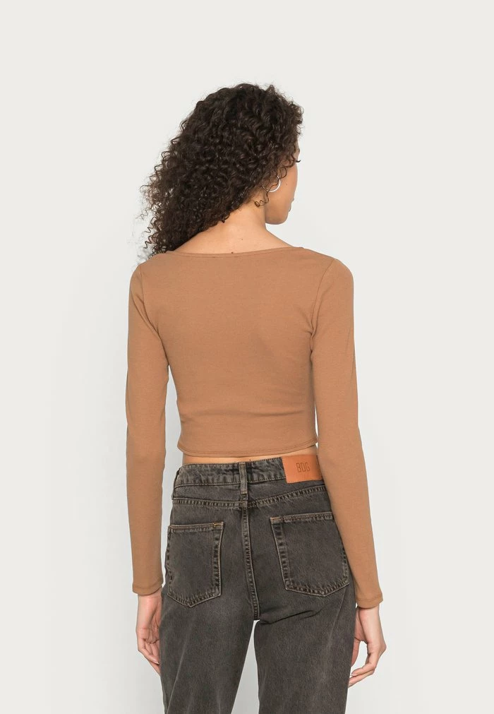 Even&Odd Long Sleeved Top - Brown 5 Even&Odd Long Sleeved Top - Brown - Image 3