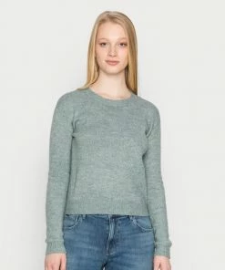 Even&Odd BACK DETAIL - Jumper - Green