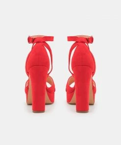 Even&Odd High Heeled Sandals - Red -Even&Odd Sales Store 788c60ba712d45b4afc2d7fcad6a1db7