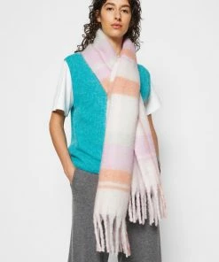 Even&Odd Scarf - Purple/white/green -Even&Odd Sales Store 79692cbbca87410cb7135dc3b6e52dfd