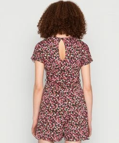 Even&Odd Jumpsuit - Black/multi-coloured -Even&Odd Sales Store 7a070bf3024949feaf6d34864244b689