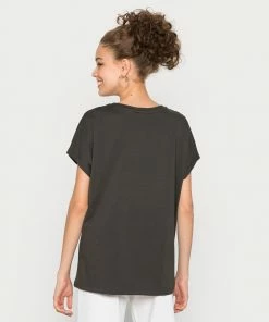 Even&Odd Print T-shirt - Anthracite -Even&Odd Sales Store 7a72768c613444f0b5efee80dd2e459a