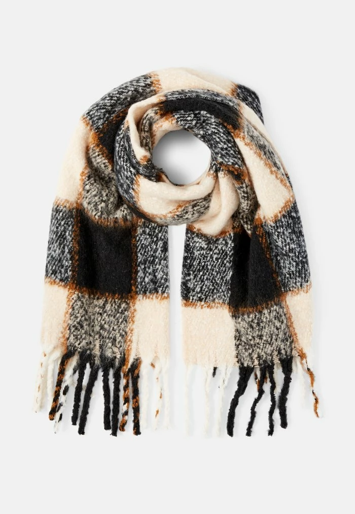 Even&Odd Scarf - Black/beige/brown 4 Even&Odd Scarf - Black/beige/brown - Image 2