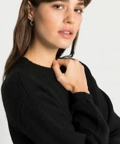 Even&Odd BALLOON SLEEVE JUMPER - Jumper - Black -Even&Odd Sales Store 7d88ffb106ac4ba28e8501a4de9ad34f