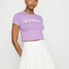 Even&Odd Print T-shirt - Lilac