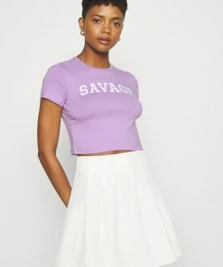 Even&Odd Print T-shirt - Lilac