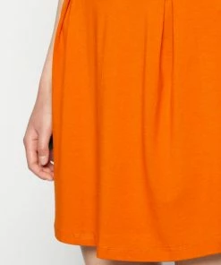 Even&Odd 2 PACK - A-line Skirt - Black/orange -Even&Odd Sales Store 7e1ca0a2616f4cb3b49e8feff0ee22d7