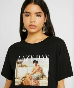 Even&Odd Print T-shirt - Black 11 Even&Odd Print T-shirt - Black -Even&Odd Sales Store 7f5dc42263e546eeae25331017d0a93a