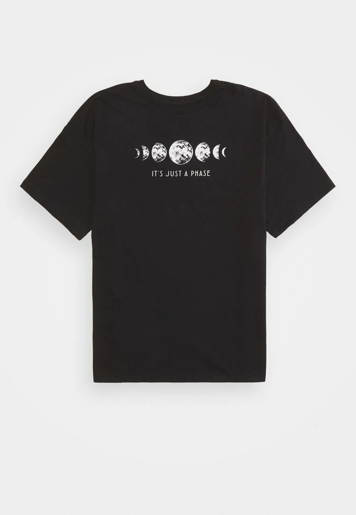Even&Odd Print T-shirt - Black 9 Even&Odd Print T-shirt - Black - Image 7