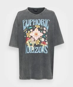 Even&Odd Print T-shirt - Black 10 Even&Odd Print T-shirt - Black -Even&Odd Sales Store 811db17b3a244e3bbe423cd5be6f3094