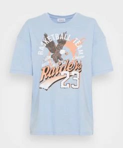 Even&Odd Print T-shirt - Blue -Even&Odd Sales Store 81cfd359720f4347968204df6f19137c