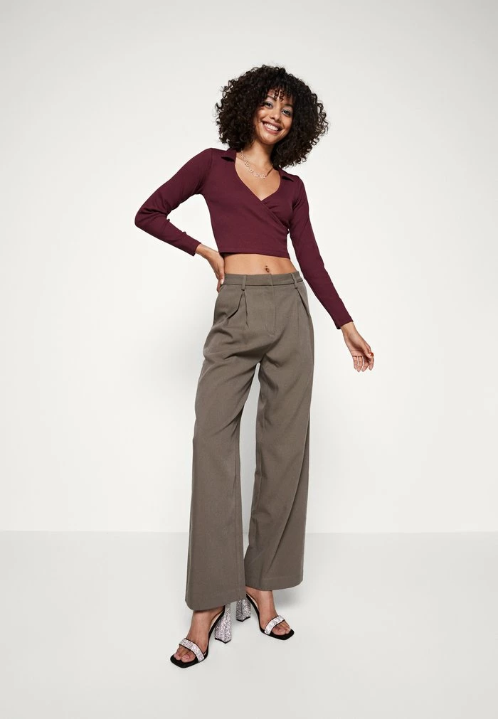 Even&Odd Long Sleeved Top - Dark Red 4 Even&Odd Long Sleeved Top - Dark Red - Image 2