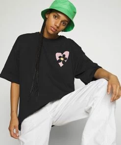 Even&Odd LIZ NATURE LOVE - Print T-shirt - Black -Even&Odd Sales Store 8334c839b4ec444581023232a9fa5d92