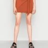 Even&Odd Mini Skirt - Brown 1 Even&Odd Mini Skirt - Brown -Even&Odd Sales Store 83422851c6ad4d21a6f283fd56345df3