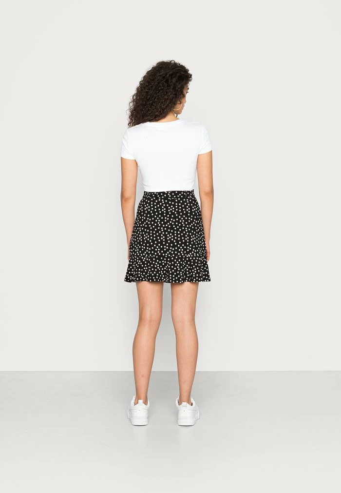 Even&Odd Mini Skirt - Black/white 5 Even&Odd Mini Skirt - Black/white - Image 3