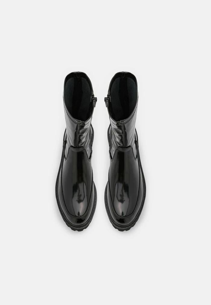 Even&Odd Platform Ankle Boots - Black 8 Even&Odd Platform Ankle Boots - Black - Image 6