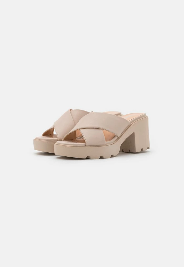 Even&Odd Heeled Mules - Off-white 5 Even&Odd Heeled Mules - Off-white - Image 3