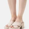 Even&Odd Heeled Mules - Off-white -Even&Odd Sales Store 86404d147bf245aab6ef30c84b2faf7b