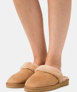 Even&Odd Slippers - Cognac