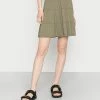 Even&Odd Mini Skirt - Khaki -Even&Odd Sales Store 86a1aff1a61344e08dc005c2c57e884d