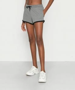 Even&Odd 2 PACK - Shorts - Green/mottled Grey -Even&Odd Sales Store 86a348d6681a4c788954e5f67fe3fd27