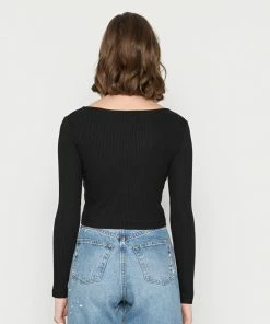 Even&Odd Long Sleeved Top - Black -Even&Odd Sales Store 879b07c85bec417abe436616e77d043b