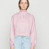 Even&Odd CROPPED WITH HALF ZIP COLLAR - Sweatshirt - Light Pink 1 Even&Odd CROPPED WITH HALF ZIP COLLAR - Sweatshirt - Light Pink -Even&Odd Sales Store 8863b186ceac42c58362670f2f9d49b1