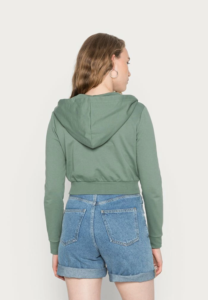 Even&Odd Zip-up Sweatshirt - Dark Green 5 Even&Odd Zip-up Sweatshirt - Dark Green - Image 3