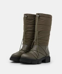 Even&Odd WINTER BOOTIES - Lace-up Boots - Khaki 10 Even&Odd WINTER BOOTIES - Lace-up Boots - Khaki -Even&Odd Sales Store 892efad694d5428a891cc0274023f75b