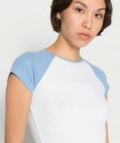 Even&Odd Basic T-shirt - White Light Blue 11 Even&Odd Basic T-shirt - White Light Blue -Even&Odd Sales Store 894f7a5a46bc4f818d4056d034845050