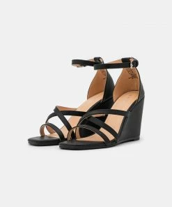 Even&Odd Wedge Sandals - Black 10 Even&Odd Wedge Sandals - Black -Even&Odd Sales Store 899ee09dc075436c93d41401d889229e