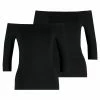 Even&Odd 2 PACK - Long Sleeved Top - Black -Even&Odd Sales Store 8a562f71e2ef4e5780e7a843fbd684f4