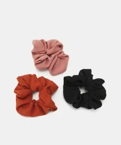 Even&Odd 3 PACK - Hair Styling Accessory - Black/pink/orange