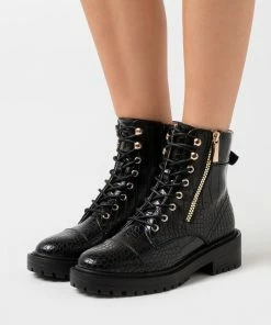 Even&Odd Platform Ankle Boots - Black