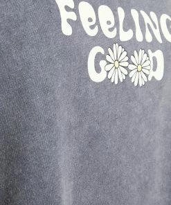 Even&Odd Print T-shirt - Black -Even&Odd Sales Store 8bbaf1329551446e9298d95218cd47a0