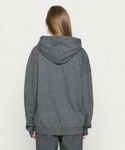 Even&Odd BASIC HOODIE JACKET WITH POCKETS - Hoodie - Mottled Dark Grey -Even&Odd Sales Store 8c1c160634e44842b54cef779ce24f33