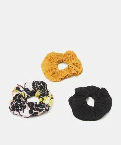 Even&Odd 3 PACK - Hair Styling Accessory - Multi-coloured/black/mustard Yellow