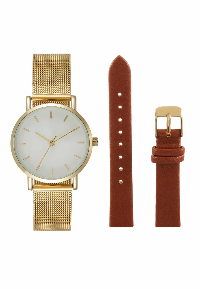 Even&Odd SET - Watch - Cognac/gold-coloured 4 Even&Odd SET - Watch - Cognac/gold-coloured - Image 2