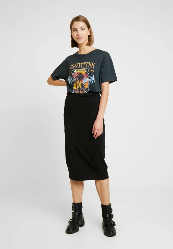 Even&Odd 2er PACK - Pencil Skirt - Black/ Grey 4 Even&Odd 2er PACK - Pencil Skirt - Black/ Grey - Image 2