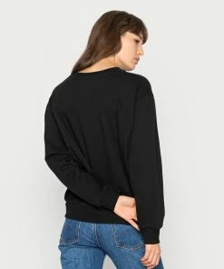 Even&Odd OVERSIZED EARTH PRINT - Sweatshirt - Black -Even&Odd Sales Store 8cda7065436b49c1824bfc8c1776e2b0