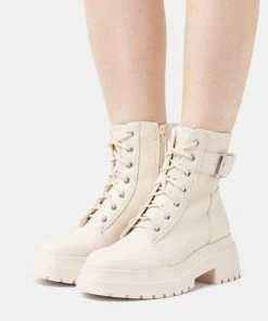 Even&Odd Lace-up Ankle Boots - White