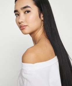 Even&Odd SWEAT OFF SHOULDER MINI DRESS - Day Dress - White -Even&Odd Sales Store 8e6b5856296f4ffbb6a75f675e877ba5