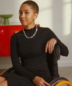 Even&Odd Long Sleeved Top - Black