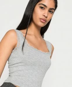 Even&Odd Top - Mottled Light Grey -Even&Odd Sales Store 8f8d8a59b3844361b7514513255f5878