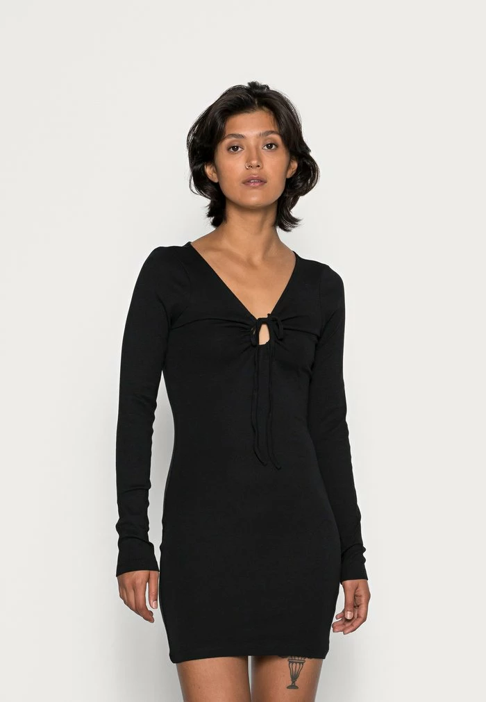 Even&Odd Jersey Dress - Black 3 Even&Odd Jersey Dress - Black
