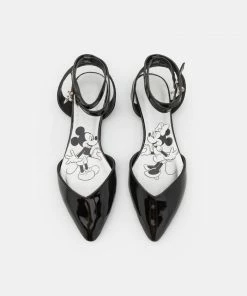 Even&Odd DISNEY MICKEY MOUSE - Ankle Strap Ballet Pumps - Black -Even&Odd Sales Store 8ff2c255f46d4783bd999e64104597a8