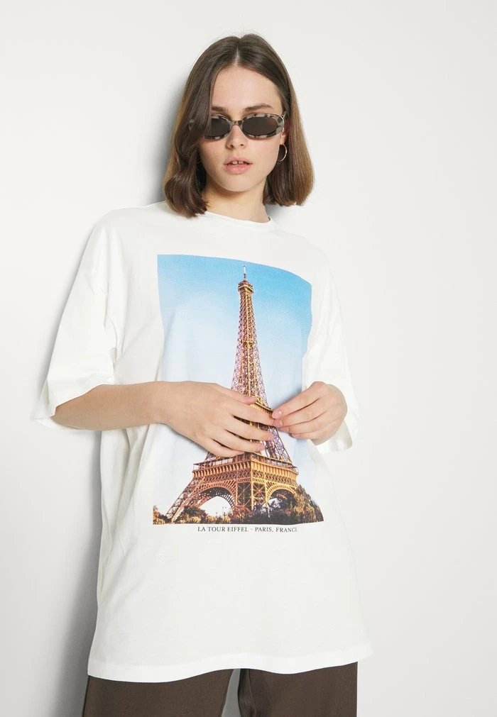 Even&Odd Print T-shirt - White 6 Even&Odd Print T-shirt - White - Image 4