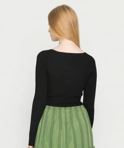 Even&Odd WRAP FRONT JUMPER - Jumper - Black 9 Even&Odd WRAP FRONT JUMPER - Jumper - Black -Even&Odd Sales Store 90cb99978f8a4dda9f0be83a5da4b420