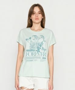 Even&Odd Print T-shirt - Light Green